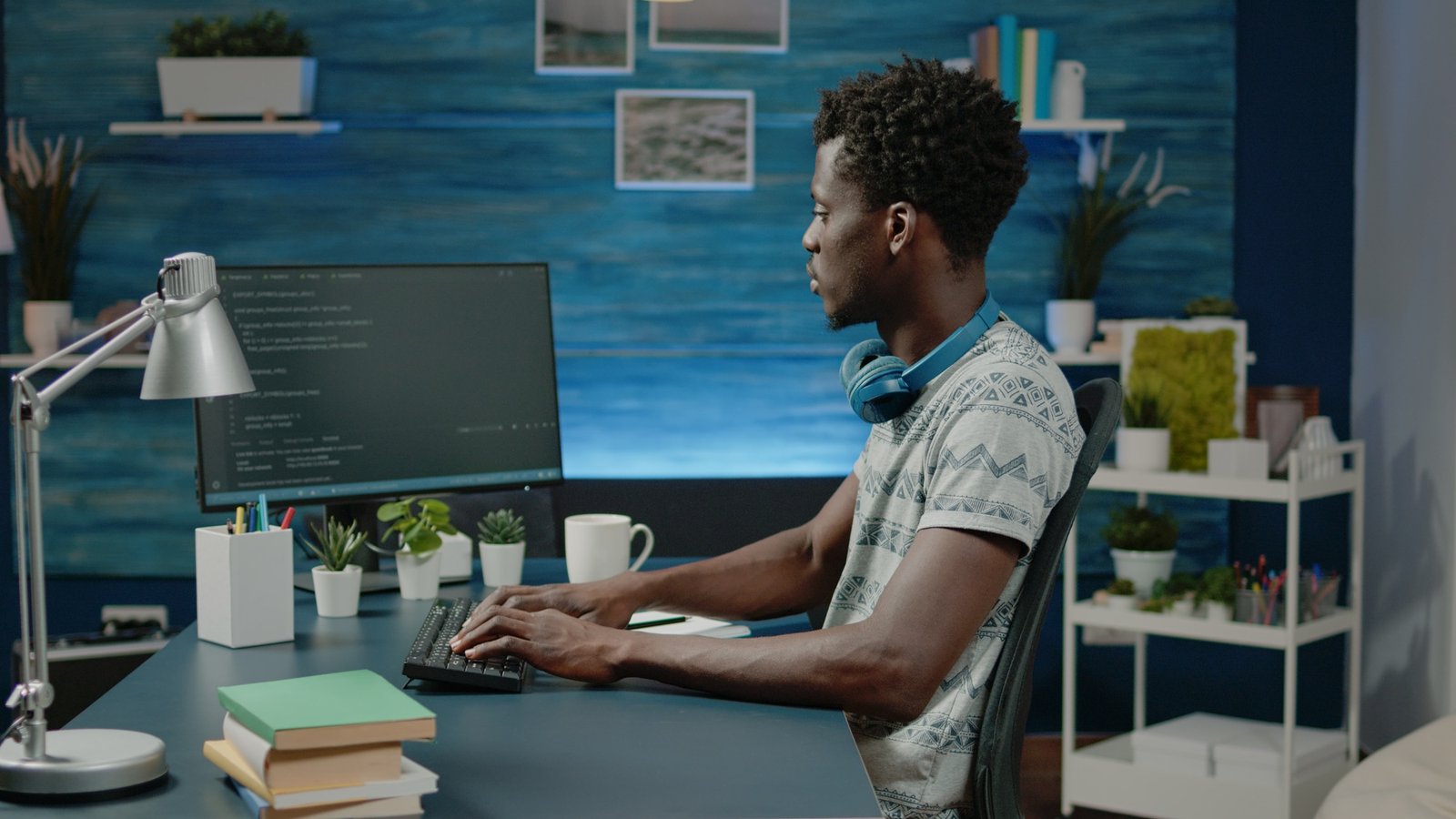 Adult programming web codes on cybersecurity interface
